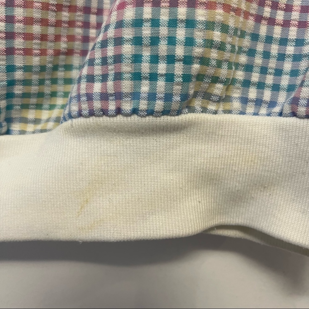 Vintage Cricket Lane Pastel Checkered Polo Shirt - Picture 5 of 6